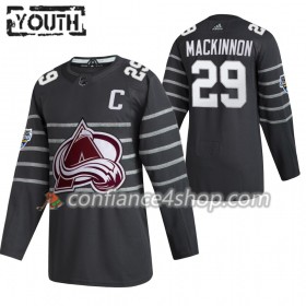 Adidas Maillot de Hockey Colorado Avalanche Nathan MacKinnon 29 Gris 2020 NHL All-Star Authentic - Enfant